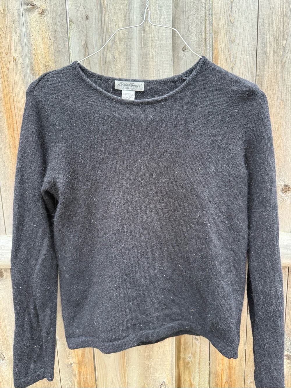Eddie Bauer Black Crewneck Sweater